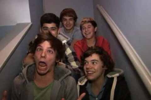 niallimagines:  hazza-youre-my-kryptonite:  From the bottom of the stairs to the