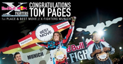 Fuckyeahdirtbikes:  Tom Pages Wins X-Fighters Munich Without Doing A Single Backflip