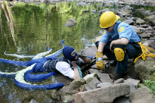 nintendonut1:  lithefider:  Part three of the Tentaspy river shoot.  Our tentaspy discovers BLU’s southern gentleman. <3  (Imagine him as a RED Engie for you Domi / Lance fans) [Part 1] , [Part 2] , [Gifs] Engineer: Zenami, Tentaspy: LitheFider,