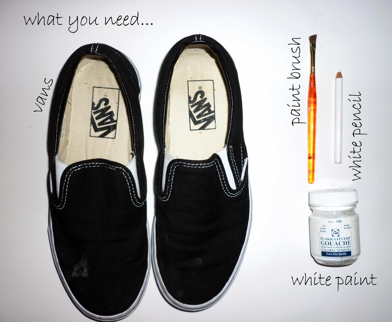 vans diy slip on