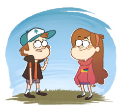 snuffysbox:  Just a ‘lil Dipper and Mabel. 