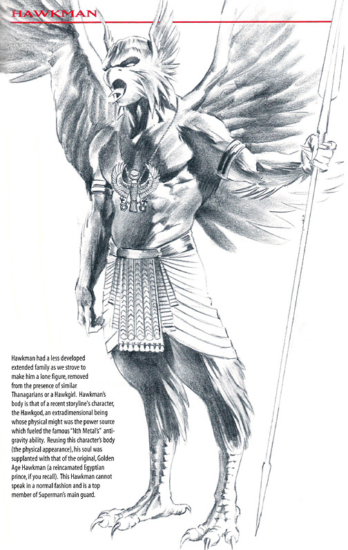 CHARACTER MODEL — Hawkman by Alex Ross [ Kingdom Come ]