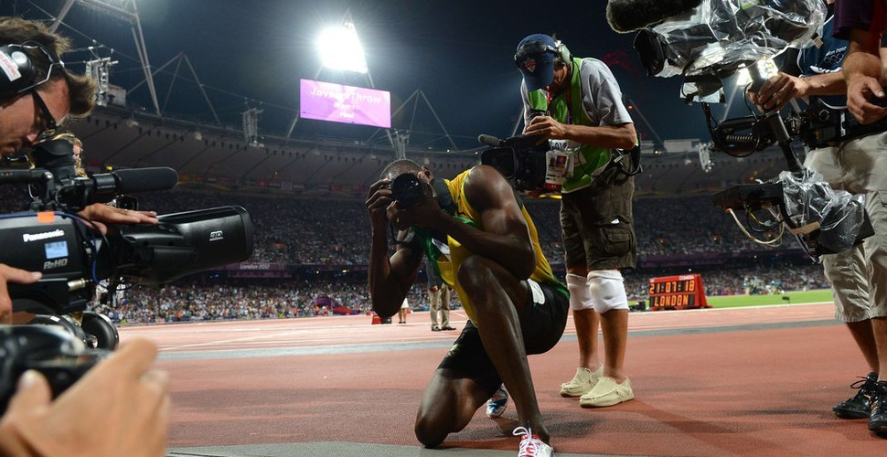Moments after becoming the first man to win back-to-back Olympic 100m and 200m sprints, Jamaican runner Usain Bolt decided he wanted to capture the moment from his own perspective.
http://ow.ly/cW5as