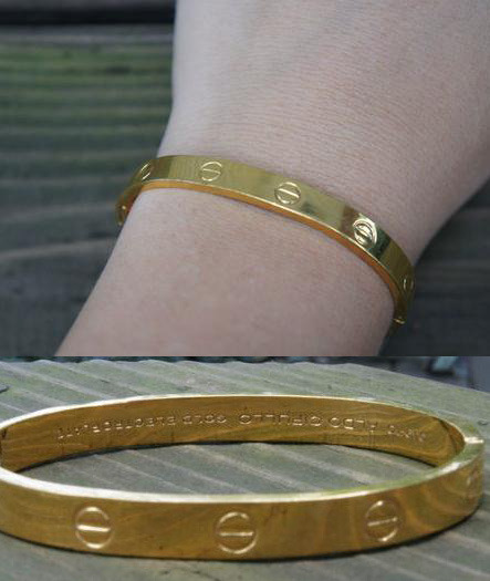 cartier gold love bracelet 1970 revson by aldo cipullo