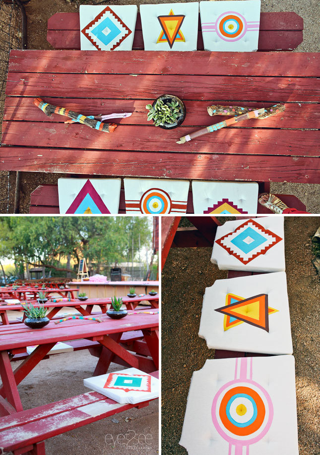 Spruce up your seat with this colorful custom cushion DIY. End-of-summer BBQ decor, anyone?