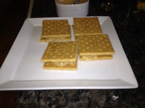 Graham Cracker Dessert Sandwiches (UNDER 100 CALORIES) This delicious dessert is low in calories and