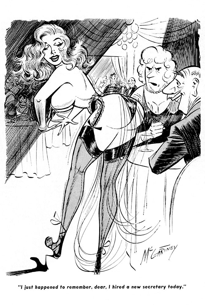    Burlesk cartoon by Bill Ward..   aka. “McCartney” From the pages of the