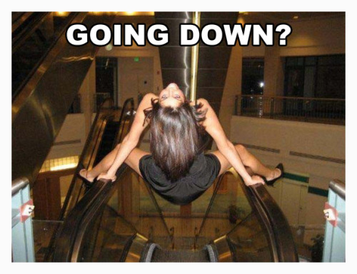 Going down?