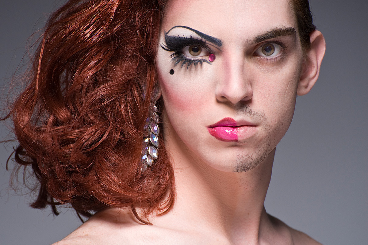 staceythinx:  Half-Drag by Leland Bobbé is an interesting look at the fluidity