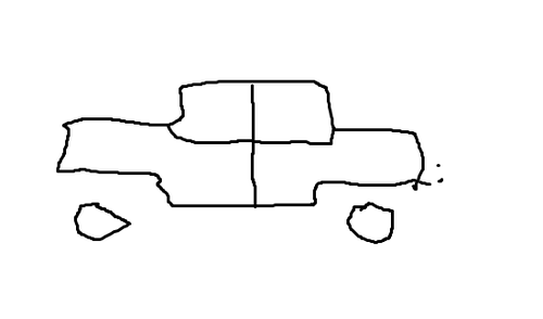 Desenhado um carro  