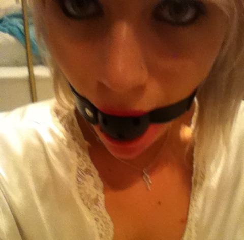 gagged4life:  If you’re going to go that heavy on your eyeliner, an all-black ballgag is really a must. 