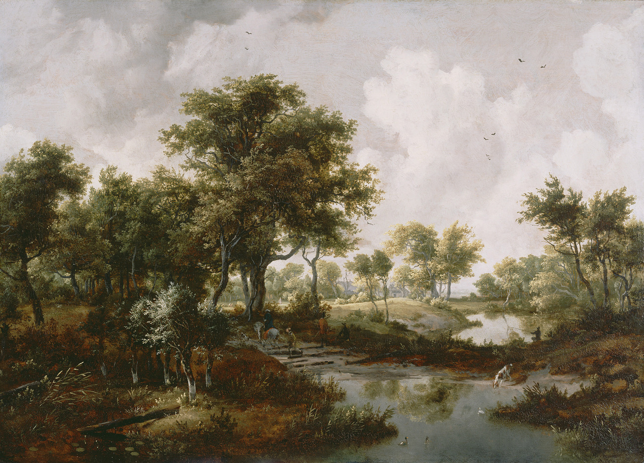 How to Beat the Heat: If you must stroll, do so in the shade
A Wooded Landscape, 1667, Meindert Hobbema