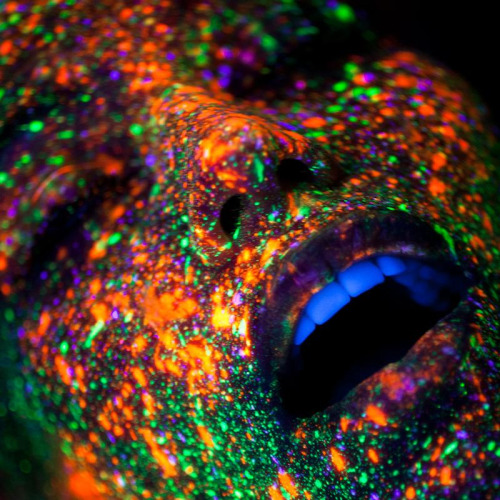 So inspired to have a backlight paint splattering party!! 