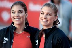 alexmorgan0013:  Hope Solo and Alex Morgan