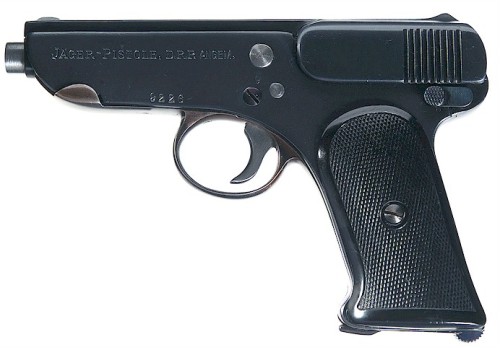 WaffenFabrik .32 Jager Pistole,Made during World War I the Jager Pistole was the first firearm to be