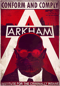 Arkham City propaganda posters