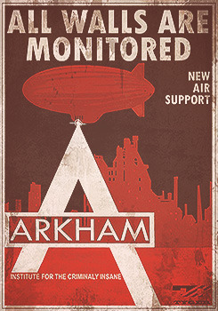 Arkham City propaganda posters