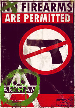 Arkham City propaganda posters