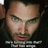 itsfuuh:  “That’s Peter, Derek’s uncle. A little while back he tried to kill us all so we set him on fire and Derek slashed his throat.” 