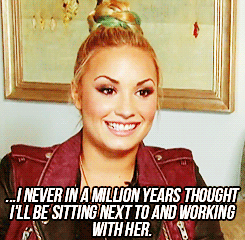 itsestefylovato:Demi Lovato on working with Britney Spears. (x)