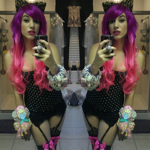 voyousloup:  moon-cosmic-power:  Most likely my outfit for Identity but kandi cat