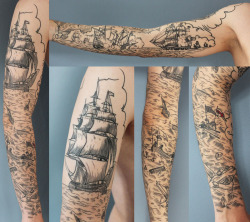 fuckyeahtattoos:  fuckyeahtattoos:  scrimshaw,