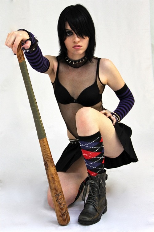 comicbookcosplay:  Tata-Chan1012 as Cassie Hack (Hack/Slash) [ref] Photography by Laernu WoCC says: Utterly adore Cassie as a character, and she’s been done justice right here. Dress, pose, make up and lighting; all top notch.