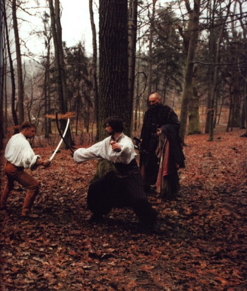 Jurko Bohun [Aleksandr Domogarov] and Michał Wołodyjowski [Zbigniew Zamachowski]  The Duel