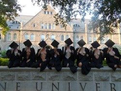 epicnsfw:  Tulane University graduates flashing