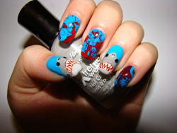 nailpornography:  Shark Week NOTW inspiration! 