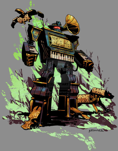 iwanita: steampunk soundwave by ~BrianKesinger