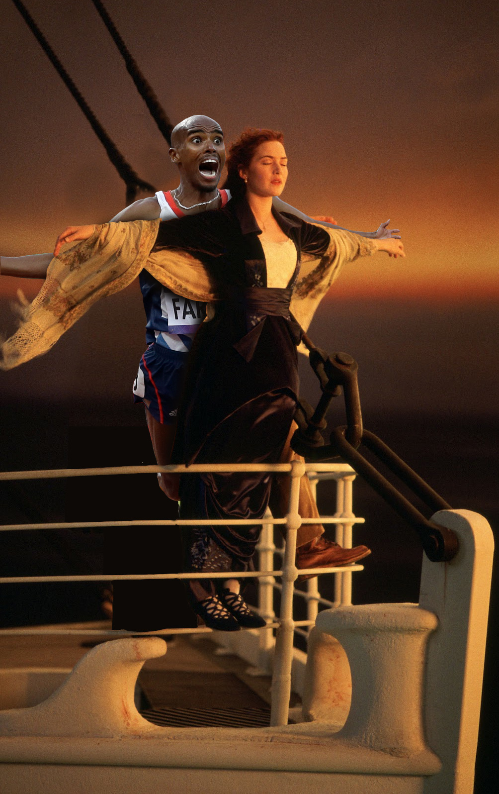 blueboxparchment:  gavinbutler:  Been bored so I did a few Mo Farah being chased
