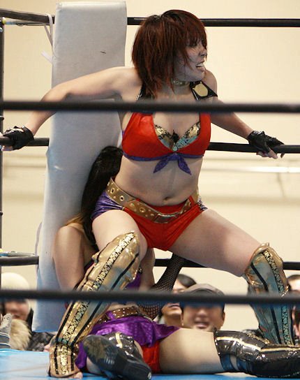 Porn Female Japanese wrestling: Mio Shirai and photos