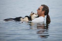  John Unger and his 19-year-old dog Schoep