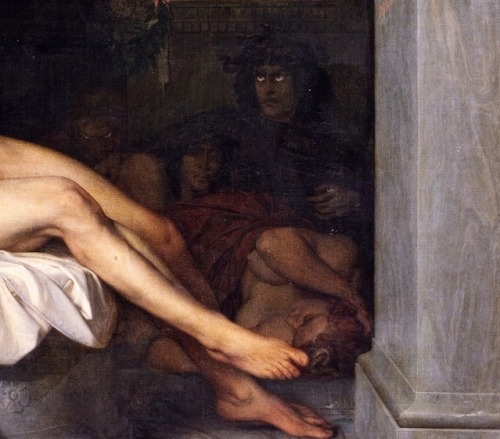 Detail of Orestes by Alexandre Cabanel