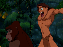 crowleyshalfbun:  Tarzan’s facial expressions