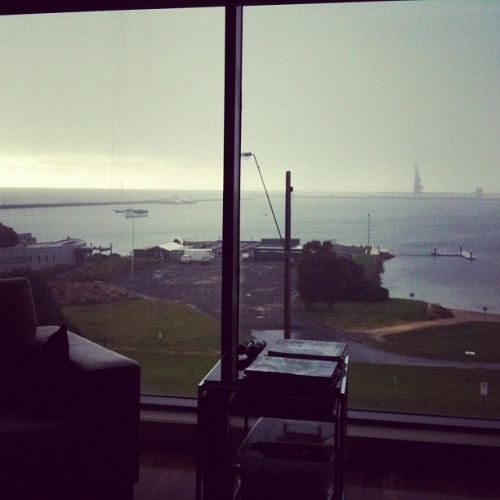 Sunshine gone, here comes the rain. Still 2hrs until #togsw lift off. Apartment…so warm… #nrs12 (Taken with Instagram)