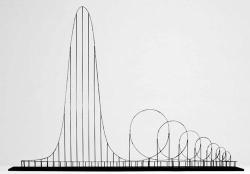 nonymoose:  thewolf-in-me:saucycuervo:  satans-bacon:  The Euthanasia Coaster is a concept for a steel roller coaster designed to kill its passengers. In 2010, it was designed and made into a scale model by Julijonas Urbonas, a PhD candidate at the Royal