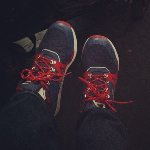 Wearing my #CaptainAmerica sneakers on the set of #TheWolverine, which is filming in Australia. I DO WHAT I WANT. (Taken with Instagram)