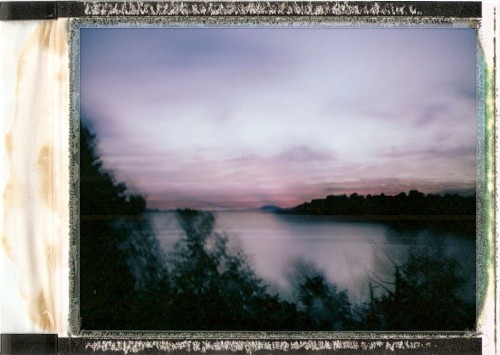 Polaroid Sunset August 2012 / Shot by meSide note: Being OCD about scans&hellip; grrr, damn dust par