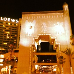 Enjoying the cool weather with a late night stroll with the children (Taken with Instagram at Hollywood &amp; Highland Center)