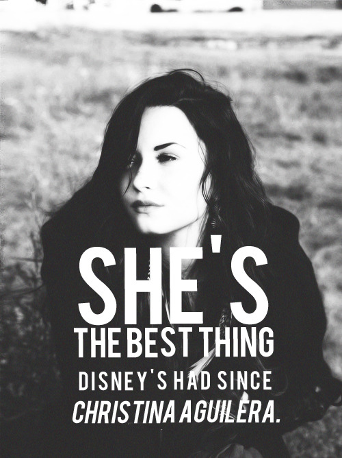 stopthisgirl-deactivated2012082:  “The first single from her as-yet-untitled third album, out September 20 through Disney-owned Hollywood Records, is destined to be the new anthem for every girl going through a rough patch. When recording “Skyscraper”