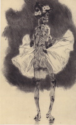 &ldquo;La Mort Qui Dance&rdquo;, Félicien Rops.