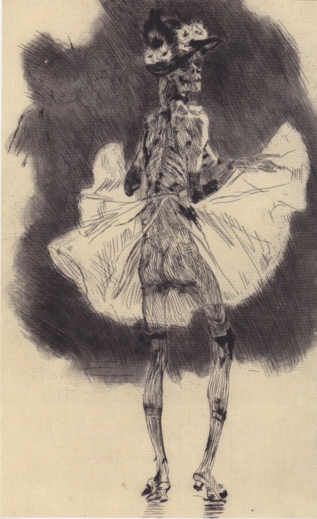 “La Mort Qui Dance”, Félicien Rops.