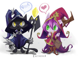 riceed:  Veigar and Lulu by Kanas