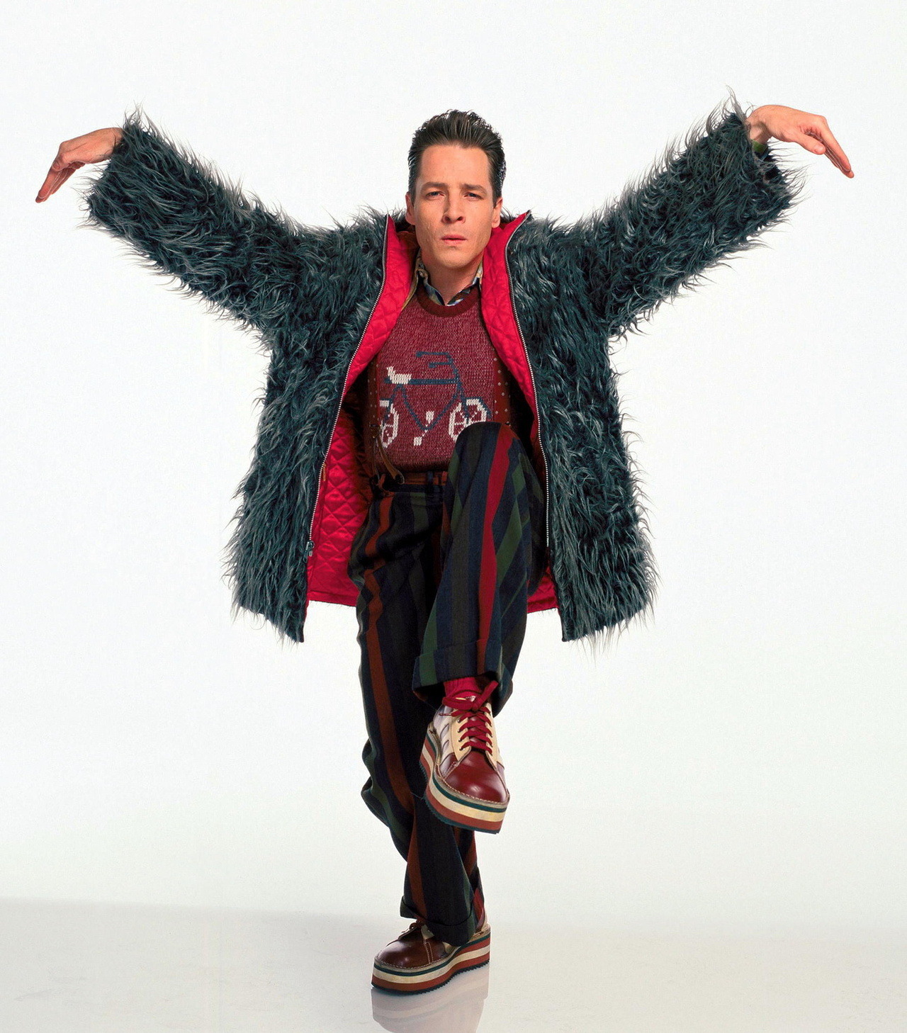 Miss Anthropic Principle, Harry Solomon and coat.