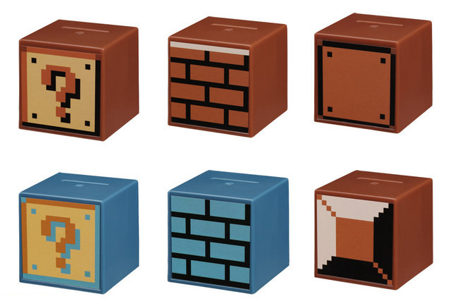 Super Mario Bros. Sound Bank Retro, a new item by Media Factory. These block banks are SMB-themed, but are in keeping with the advertised focus of New Super Mario Bros. 2 as well, said focus being coin coin coin!
I haven’t seen these available on...