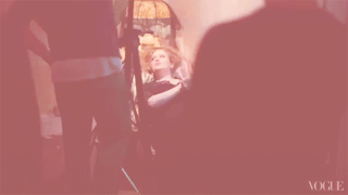 delly-gifs:  Cover Shoot for Vogue 2012 [x] 