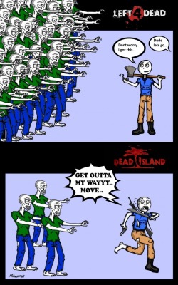 Zombies: Left 4 Dead vs Dead Island