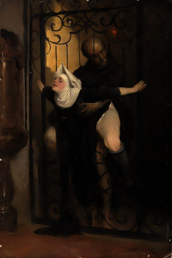 antiqueart:  Heinrich Lossow - The Sin (1880)